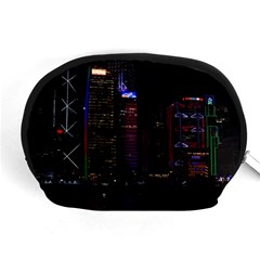 Hong Kong China Asia Skyscraper Accessory Pouches (medium)  by Amaryn4rt