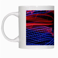 Lights Abstract Curves Long Exposure White Mugs by Amaryn4rt