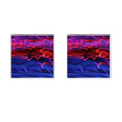 Lights Abstract Curves Long Exposure Cufflinks (Square)