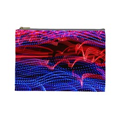 Lights Abstract Curves Long Exposure Cosmetic Bag (Large) 