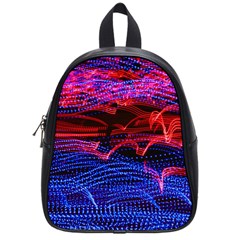 Lights Abstract Curves Long Exposure School Bags (Small) 