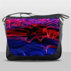 Lights Abstract Curves Long Exposure Messenger Bags