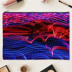 Lights Abstract Curves Long Exposure Cosmetic Bag (xxxl)  by Amaryn4rt