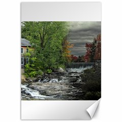 Landscape Summer Fall Colors Mill Canvas 12  x 18  