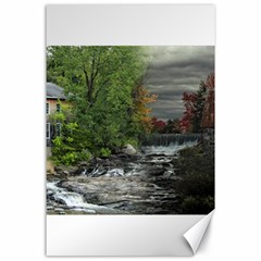 Landscape Summer Fall Colors Mill Canvas 24  x 36 