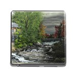 Landscape Summer Fall Colors Mill Memory Card Reader (Square) Front