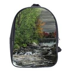 Landscape Summer Fall Colors Mill School Bags (XL) 