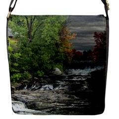 Landscape Summer Fall Colors Mill Flap Messenger Bag (S)