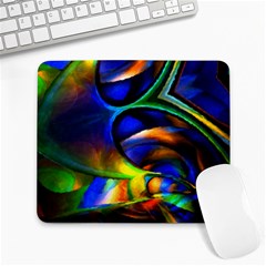 Light Texture Abstract Background Large Mousepads by Amaryn4rt