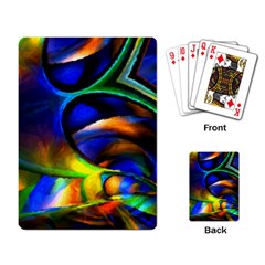 Light Texture Abstract Background Playing Card by Amaryn4rt