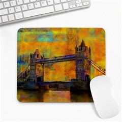 London Tower Abstract Bridge Large Mousepads by Amaryn4rt