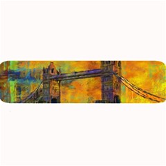 London Tower Abstract Bridge Large Bar Mats by Amaryn4rt