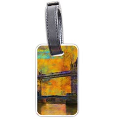 London Tower Abstract Bridge Luggage Tags (one Side)  by Amaryn4rt