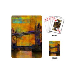 London Tower Abstract Bridge Playing Cards (mini)  by Amaryn4rt