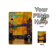 London Tower Abstract Bridge Playing Cards 54 (mini)  by Amaryn4rt