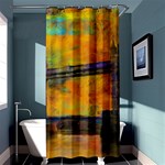 London Tower Abstract Bridge Shower Curtain 36  x 72  (Stall)  Curtain(36 X72 ) - 33.26 x66.24  Curtain(36 X72 )