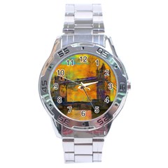 London Tower Abstract Bridge Stainless Steel Analogue Watch by Amaryn4rt