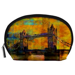 London Tower Abstract Bridge Accessory Pouches (large)  by Amaryn4rt