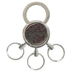 Full Frame Shot Of Abstract Pattern 3-ring Key Chains by Amaryn4rt