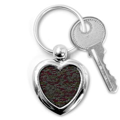 Full Frame Shot Of Abstract Pattern Key Chains (heart)  by Amaryn4rt