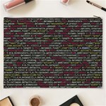 Full Frame Shot Of Abstract Pattern Cosmetic Bag (XXXL)  Back