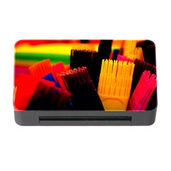 Plastic Brush Color Yellow Red Memory Card Reader with CF