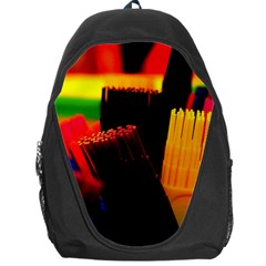 Plastic Brush Color Yellow Red Backpack Bag