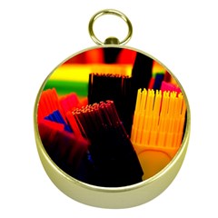 Plastic Brush Color Yellow Red Gold Compasses