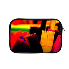 Plastic Brush Color Yellow Red Apple Macbook Pro 13  Zipper Case