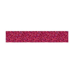 Pop Art Crimson Croc Skin Flano Scarf (mini) by WarduckDesign