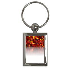 Effect Pattern Brush Red Key Chains (rectangle)  by Amaryn4rt