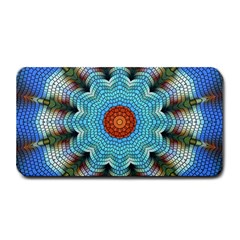 Pattern Blue Brown Background Medium Bar Mats by Amaryn4rt