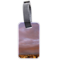 Rain Rainbow Pink Clouds Luggage Tags (two Sides) by Amaryn4rt