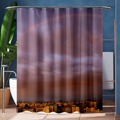 Rain Rainbow Pink Clouds Shower Curtain 60  X 72  (medium)  by Amaryn4rt