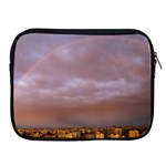 Rain Rainbow Pink Clouds Apple iPad 2/3/4 Zipper Cases Front