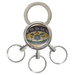 Peace Monument Werder Mountain 3-ring Key Chains by Amaryn4rt