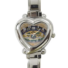 Peace Monument Werder Mountain Heart Italian Charm Watch by Amaryn4rt