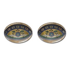 Peace Monument Werder Mountain Cufflinks (oval) by Amaryn4rt