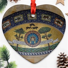 Peace Monument Werder Mountain Heart Ornament (2 Sides) by Amaryn4rt