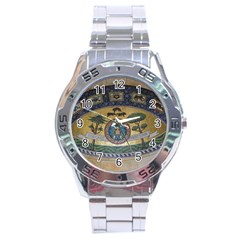 Peace Monument Werder Mountain Stainless Steel Analogue Watch by Amaryn4rt