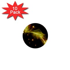 Particles Vibration Line Wave 1  Mini Buttons (10 Pack)  by Amaryn4rt