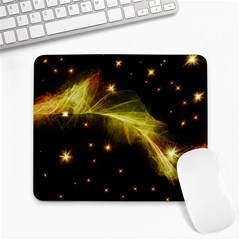 Particles Vibration Line Wave Large Mousepads by Amaryn4rt