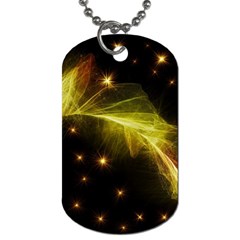 Particles Vibration Line Wave Dog Tag (one Side) by Amaryn4rt