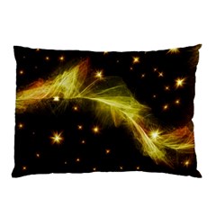 Particles Vibration Line Wave Pillow Case by Amaryn4rt