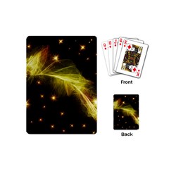 Particles Vibration Line Wave Playing Cards (mini)  by Amaryn4rt