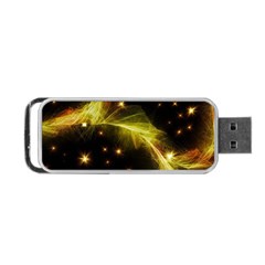 Particles Vibration Line Wave Portable Usb Flash (two Sides) by Amaryn4rt