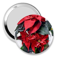 Star Of Bethlehem Star Red 3  Handbag Mirrors by Amaryn4rt