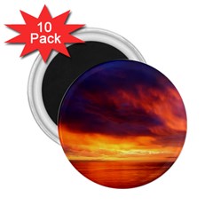 Sunset The Pacific Ocean Evening 2 25  Magnets (10 Pack)  by Amaryn4rt