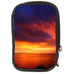 Sunset The Pacific Ocean Evening Compact Camera Cases by Amaryn4rt