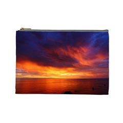 Sunset The Pacific Ocean Evening Cosmetic Bag (large)  by Amaryn4rt